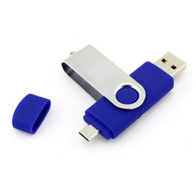 অ্যান্ড্রয়েড ফোন OTG USB ফ্ল্যাশ ড্রাইভ 2.0 3.0 7cm দৈর্ঘ্য আপলোড করা ডেটা 64GB