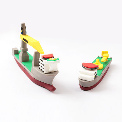 3D কপি বাস্তব পিভিসি USB ড্রাইভ পালতোলা জাহাজ কাস্টমাইজড আকার