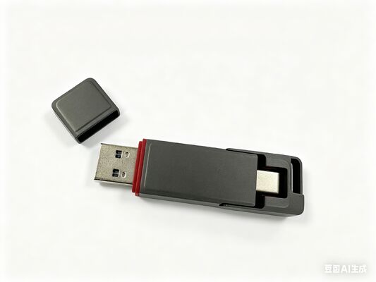 Gun Black Metal Usb Flash Drive With Type C Port Conform To Customer Request Metal Body Can Laser Logo