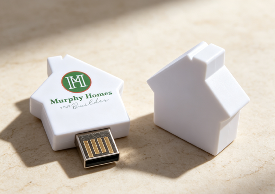Gifts credit card usb memory with house shaped card usb flash drive palstic usb flash drive