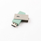 মেটাল প্লাস্টিক টুইস্ট USB ড্রাইভ 64GB 128GB 360 ডিগ্রি USB 2.0 মেমরি স্টিক
