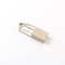 OEM লেজার প্রিন্ট লোগো প্রিজম্যাটিক মেটাল USB ফ্ল্যাশ ড্রাইভ 2.0 H2 পরীক্ষায় উত্তীর্ণ
