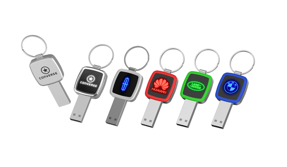 LED লাইট পড়ার সময় চকচকে হবে ক্রিস্টাল USB স্টিক 32GB 64GB 128GB