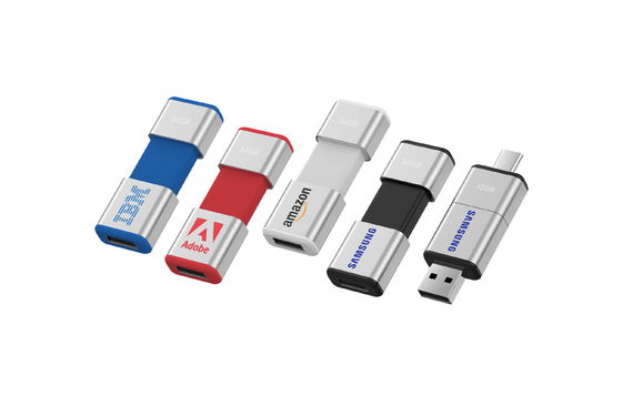 দ্রুত গতির টাইপ সি পেনড্রাইভ সহজে নমনীয় 64GB 128GB 256GB