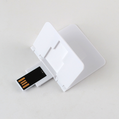 ABS প্লাস্টিক ক্রেডিট কার্ড USB স্টিকস 2.0 128GB 64GB উভয় পাশে CMYK প্রিন্ট