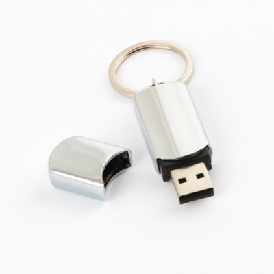 মেটাল চকচকে বডি USB ফ্ল্যাশ ড্রাইভ 3.1 70MB/S 256GB 512GB 1TB রিং সহ