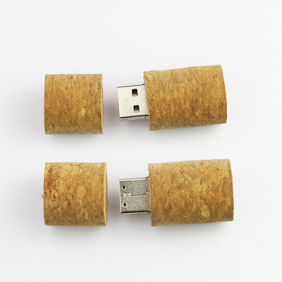 রেড ওয়াইন বোতল স্টপার কাঠের USB ফ্ল্যাশ ড্রাইভ 3.0 128GB 80MB/S