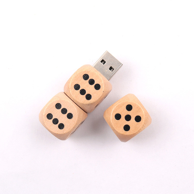 বিশেষ আকারের কাঠের USB ফ্ল্যাশ ড্রাইভ 16GB 32GB 64GB 15MB/S FCC অনুমোদিত