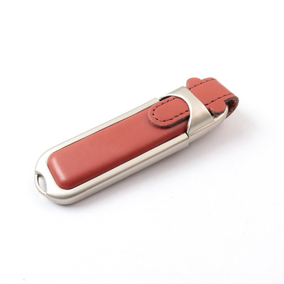 8GB 16GB 32GB PU লেদার USB ফ্ল্যাশ ড্রাইভ দ্রুত গতি 80MB/S 2.0 3.0