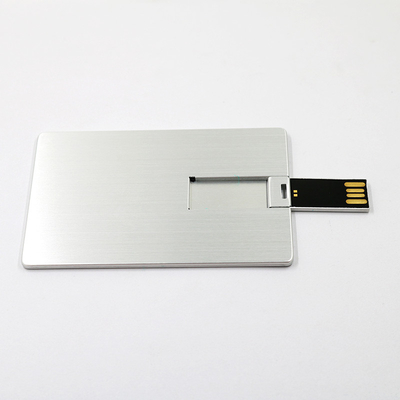 মেটাল 2.0 ক্রেডিট কার্ড ইউএসবি ড্রাইভ 16GB 32GB UDP ফ্ল্যাশ চিপস পূর্ণ মেমরি