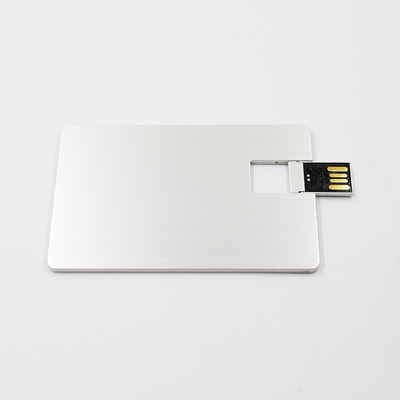 32GB 64GB মেটাল ক্রেডিট কার্ড স্টাইল ইউএসবি ড্রাইভ UDP ফ্ল্যাশ 2.0 80MB/S