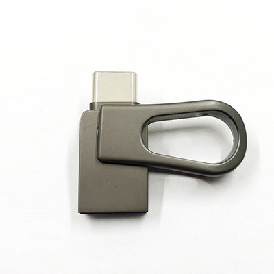 মেটাল টাইপ সি OTG USB ফ্ল্যাশ ড্রাইভ 2.0 128GB 256GB ROHS অনুমোদিত
