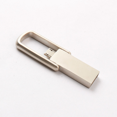 জলরোধী OTG USB ফ্ল্যাশ ড্রাইভস UDP চিপস 128GB 100% সম্পূর্ণ মেমরির ভিতরে