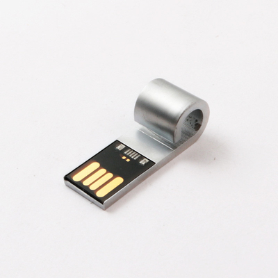 হুইসেল আকৃতির মেটাল USB ফ্ল্যাশ ড্রাইভ লেজার লোগো সিলভার USB 2.0 মেমরি স্টিক