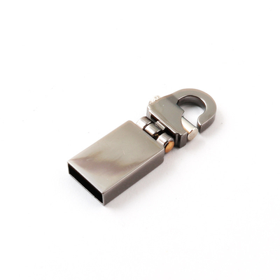 ম্যাট সিলভার USB 2.0 ফ্ল্যাশ ড্রাইভ 32gb ভিতরে UDP চিপস GUN কালো রঙ