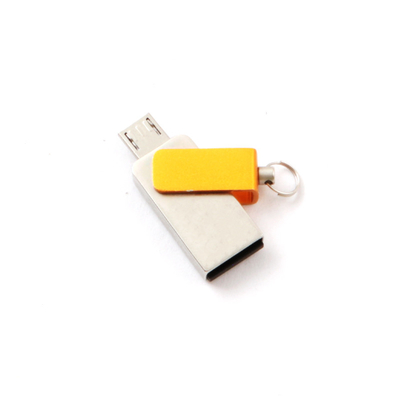 অ্যান্ড্রয়েড মাইক্রো OTG USB স্টিক মেটাল 2.0 দ্রুত গতি 16GB UDP পোর্ট