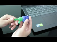 PVC Flowers Shapes Custom USB Flash Drives 2.0 3.0 16GB 8GB 10MB/S