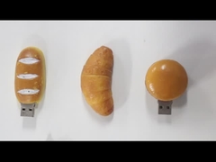 কেএফসি ম্যাকডোনাল্ডের আকৃতির হ্যামবার্গার কৃত্রিম খাবারের জন্য কাস্টম ইউএসবি ফ্ল্যাশ ড্রাইভ কর্পোরেট উপহার