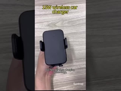 ওয়্যারলেস দ্রুত চার্জিং মগনেটিক সাকশন দ্রুত চার্জার সহ গাড়ির মাউন্ট